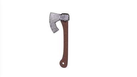 Realistic 3D axe rendering with detailed textures Stock Footage 284220509