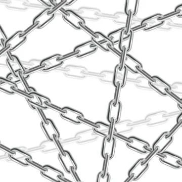 Realistic 3d Chain Background. Vector 스톡 일러스트