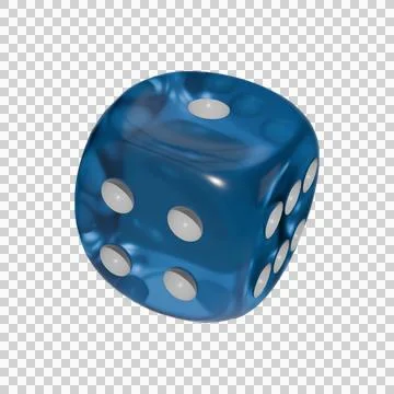 Realistic 3d Dice stock image Stock Illustration