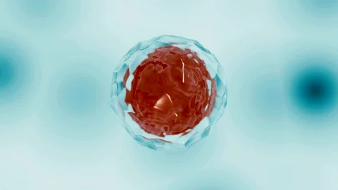 Realistic 3D footage of cell Stock Footage 129568355