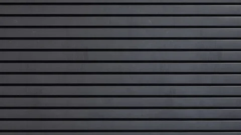 Realistic 3D Metal Roller Shutter Transition 4K Loop Alpha Stock-Footage 342950759