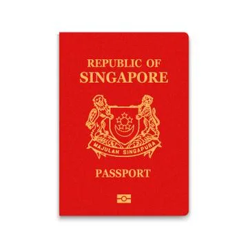 Realistic 3d Passport Stock Illustration