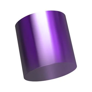 Realistic 3d render metallic color gradient geometric shapes objects elements Stock Illustration
