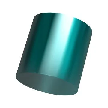Realistic 3d render metallic color gradient geometric shapes objects elements Illustrazione stock