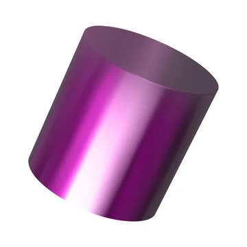 Realistic 3d render metallic color gradient geometric shapes objects elements Illustrazione stock
