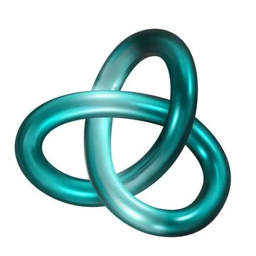 Realistic 3d render metallic color gradient geometric shapes objects elements Stock Illustration