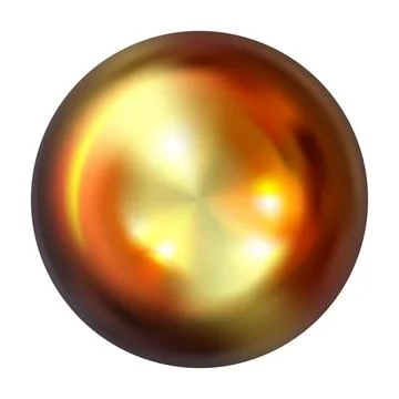 Realistic 3d render metallic color gradient geometric shapes objects elements Stock Illustration