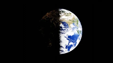 Realistic 3d rendered video of the Earth Stock Footage 113759517
