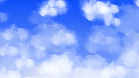 Realistic 3d rendering clouds in the blue sky animation,gradient bright sky,move Stock Footage 166511845