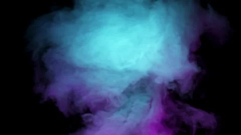 Realistic 3d tornado animation. A natural storm scene with flashing neon light Stock Footage 273481565