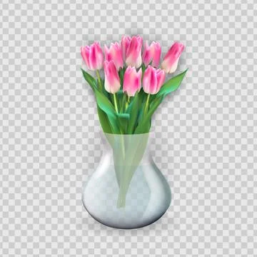 Realistic 3d Vase design element. Vector Illustration Stock Illustration