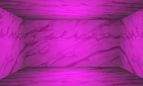 Realistic 3d wall marble texture purple studio room background Stock Illustration