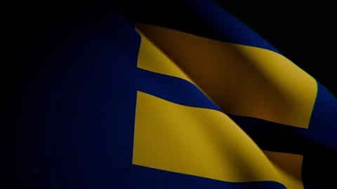 Realistic 3D Waving Equal Human Rights Flag Animation Stock Footage 301856708