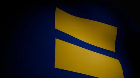 Realistic 3D Waving Equal Human Rights Flag render Stock Photos