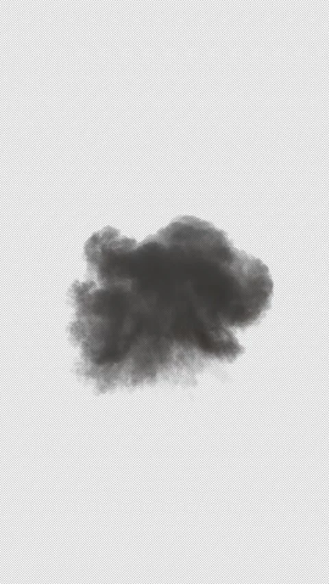 Realistic 4K Aerial Explosion with Fire and Smoke Plume including Alpha Channel Stock Footage 305305965