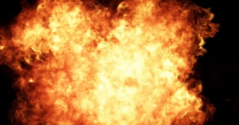 Realistic 4K Explosion and Blasts. VFX element. Video stock 88313093