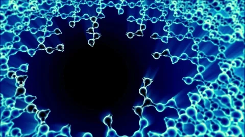 Realistic 4K Molecular Structure | DNA, Science, and Tech Concept Video Vidéo 300767454