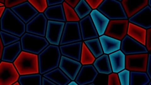 Realistic abstract looping animation of the moving fancy textured shining color Stock Footage 330791897