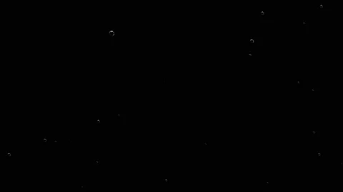 Realistic appearance of champagne bubbles on a black background.4k splash Video stock 104654051