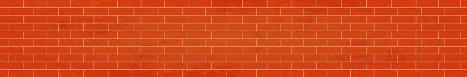 Realistic background wall, red brickwork brickwork - Vector Stock Illustration