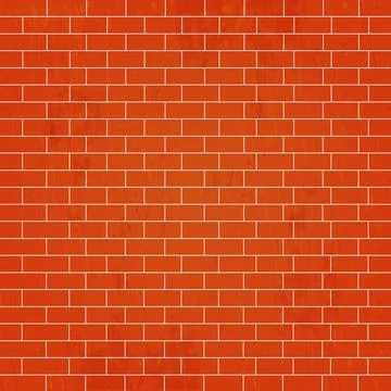 Realistic background wall, red brickwork brickwork - Vector 스톡 일러스트