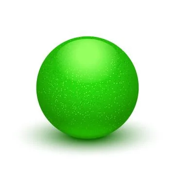 Realistic ball colored Stock Illustration