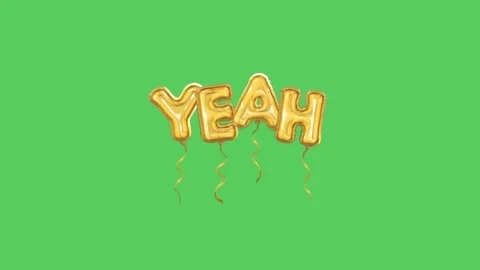 Realistic balloons on green background. Stock Footage 142772677