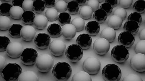 Realistic balls lie on the floor Stock Illustration