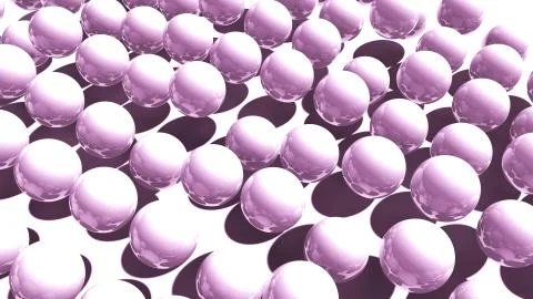 Realistic balls lie on the floor Illustrazione stock
