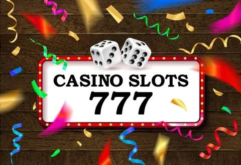Realistic banner with dice Stock Illustration