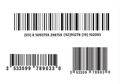 Realistic bar code icon. A modern simple flat barcode. Marketing, the concept of Stock-Illustration