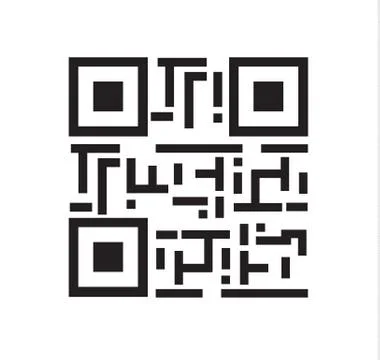 Realistic bar code icon. A modern simple flat barcode. Marketing, the concept of Stock-Illustration