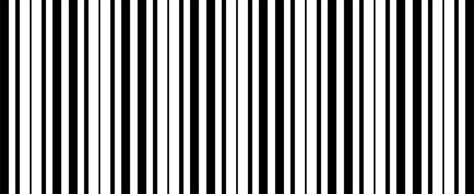 Realistic barcode. Barcode icon isolated on transparent background 스톡 일러스트