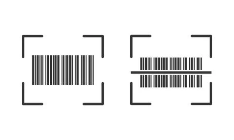 Realistic barcode. Barcode icon. Vector illustration. Stock Illustration