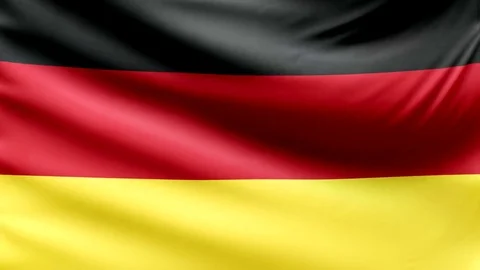 Realistic beautiful Germany flag looping Slow 4k resolution Stock Footage 70402895