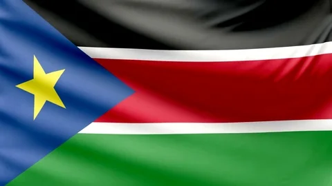 Realistic beautiful Sudan flag looping Slow 4k resolution Stock Footage 70449961