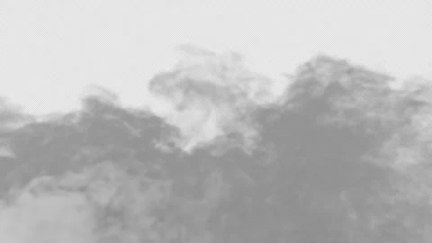 Realistic Billowing Smoke in an Endless Loop with Alpha Channel Vidéo 280418575