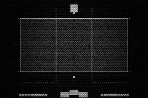 Realistic Black Denim texture of Volleyball court field element vector illust Stock Illustration