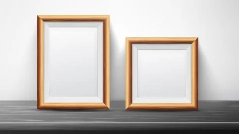 Realistic Black Frame Set Vector. Good For Posters, Presentations, Exhibition 库存插图