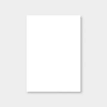 Realistic blank empty notebooks mockup icon in flat style. Paper notebook v.. Stock Illustration
