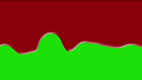 Realistic blood dripping transition effect covering green screen Vídeos de archivo 333620026