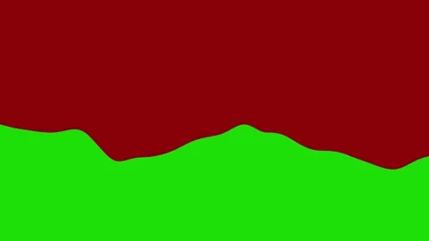Realistic blood dripping transition effect covering green screen Vídeos de archivo 333625727