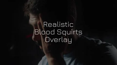 Realistic Blood Squirts Overlay | Full HD VFX Pack Stock After Effects