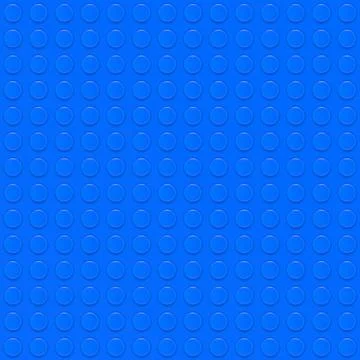 Realistic blue plastik constructor seamless pattern background. Vector texture Stock Illustration