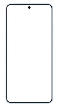 Realistic blue smartphone empty screen frame overlay mockup. Mobile phone 스톡 일러스트