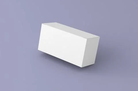 Realistic box packaging mockup for tea advertising on clean background. Stock Illustration