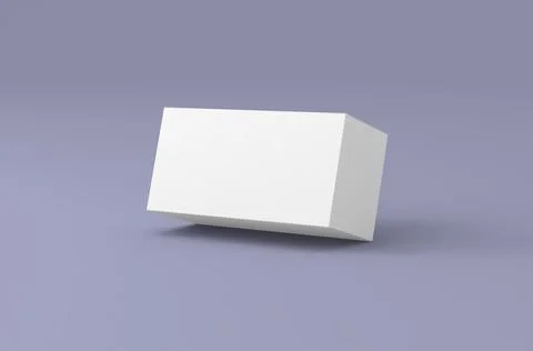 Realistic box packaging mockup for tea advertising on clean background. Stock Illustration