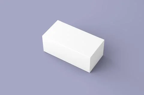 Realistic box packaging mockup for tea advertising on clean background. Stock Illustration