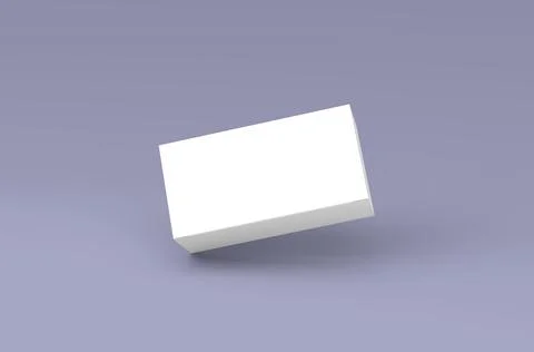 Realistic box packaging mockup for tea advertising on clean background. Stock Illustration