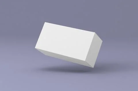 Realistic box packaging mockup for tea advertising on clean background. Stock Illustration